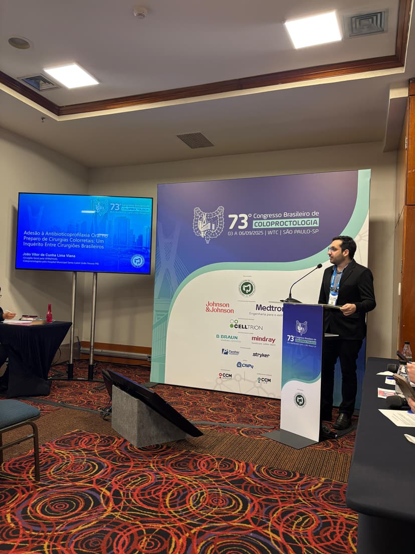 Dr. João Vítor Viana - 73º Congresso Brasileiro de Coloproctologia